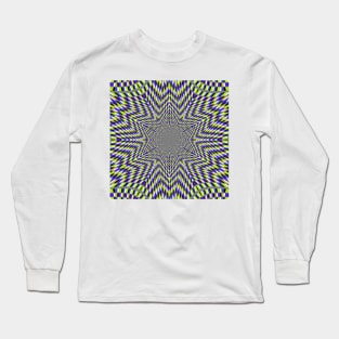 Optical art, moving pattern illusion Long Sleeve T-Shirt